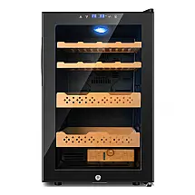 Humidor Elétrico Velieta 70L Preto para 400 Charutos com Controle Digital de Temperatura e Umidade 115V