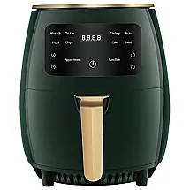 Fritadeira Elétrica AirFryer, Capacidade 4.5L com 6 Configurações, 1400W, 110v, ACC, Verde