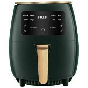 Fritadeira Elétrica AirFryer, Capacidade 4.5L com 6 Configurações, 1400W, 110v, ACC, Verde
