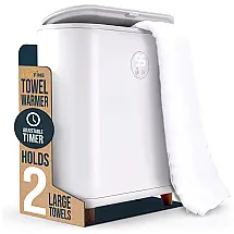Aquecedor de Toalha Elétrico até 2 Toalhas com Desligamento Automático, Display LED e Temporizador Ajustável, 110V, LiveFine