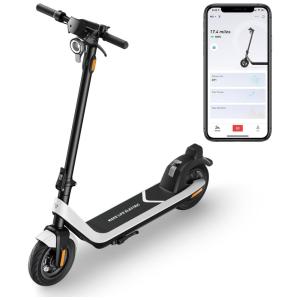 Patinete Elétrico para Adolescentes e Adultos com Alcance 40km e Peso 110 kg, NIU, Branco