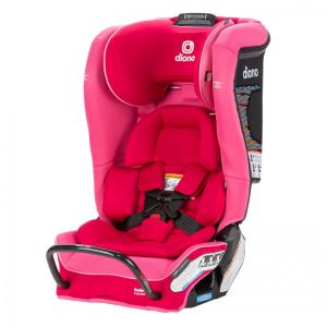 Cadeirinha de Carro Conversível Diono Radian 3RXT SafePlus 4 em 1, Proteção Avançada e Conforto, Rosa Algodão Doce