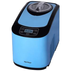 Sorveteira Northair Totalmente Automática Aço Inoxidável 1,3 Litros e Livro de Receitas