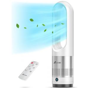 Ventiladores de torre Zicooler para casa, ventilador oscilante sem lâmina de 22 polegadas e 80 com controle remoto, ventiladores silenciosos