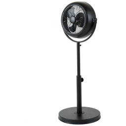 Ventilador de Coluna 3 Velocidades Ajustáveis, 110v, SIMPLE DELUXE Industrial Retro Pedestal Fan, Preto