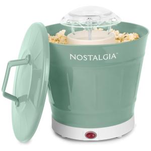 Pipoqueira Elétrica Faz até 8 Xicaras sem Óleo com Copo Medidor, 1040W 110V, Nostalgia, Verde