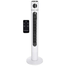 Ventilador de torre Westinghouse 42 com painel de controle remoto e digital 80 Função oscilante com display LED multicolorido