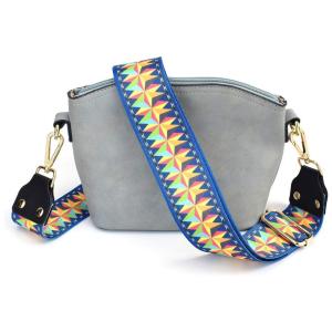 Bolsa Feminina de Ombro com Alça Ajustável, LIFEMATE, Azul