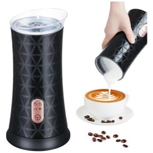 Espumador de Leite Elétrico, Capacidade 240 mL, Desligamento Automático, 110v, PGONEEE zjgbj, Preto