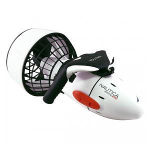 Scooter Subaquática Propulsor de Mergulho com Suporte de Câmera e Snorkel, Náutica Marine 250, Branco