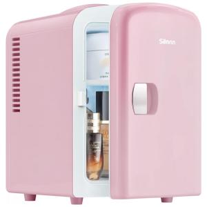 Mini Geladeira para Skincare 4 Litros, 12V, 110V, SILONN SLRE01P, Rosa