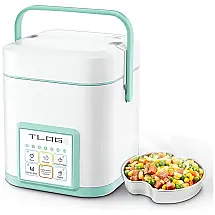 TLOG ARC 150GW Mini Panela de Arroz Elétrica Multifuncional 1.2L, 700W, 110V, Branco