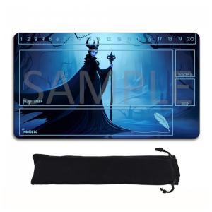 Tapete para Jogos Lorcana Playmats TCG 60x35 cm com Borracha Antiderrapante e Zonas Personalizáveis
