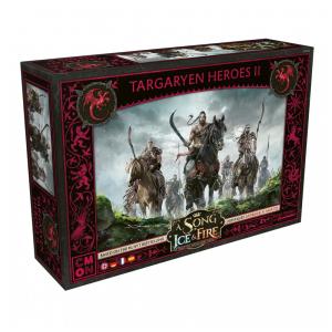 SIF610 Jogo de Estratégia Targaryen Heroes II, 2 a 4 Jogadores, Para Maiores de 14 Anos, CMON CMND0168, Preto