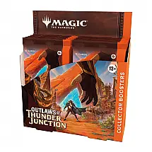 Magic: The Gathering Outlaws of Thunder Junction Caixa de Boosters de Colecionador - 12 Pacotes, 180 Cartas no Total