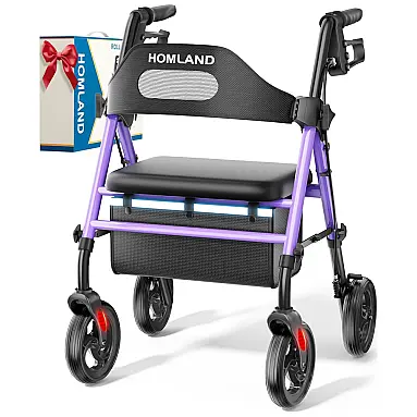 Andador Rollator Dobrável com Assento