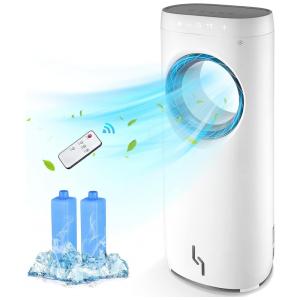 Mini Aquecedor Elétrico 2 em 1 com 4 Modos, 1500W 110V, TRUSTECH, Branco