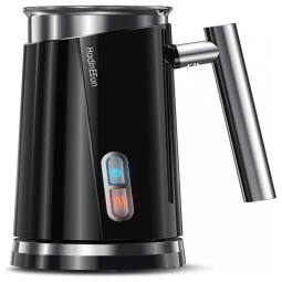 HadinEEon Espumador de Leite Elétrico e Automático, Capacidade 300 mL, 110V, Preto