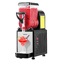 Máquina de Slush Raspadinha VEVOR 6L Frozen Drink Commercial Auto Limpeza Preto 110V