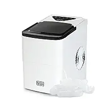 Máquina de Gelo até 11 kg em 24H Portátil com Autolimpeza, 110V, BLACK DECKER, Branca