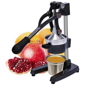 Gowintech Espremedor Manual Profissional, Aço Inoxidável, Preto