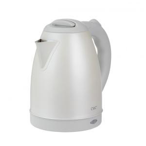 Chaleira Elétrica 1,7L em Aço Inoxidável com Fervura Rápida, Desligamento Automático e Base Giratória, 1100W, COOK WITH COLOR, Creme