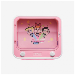 Conjunto de TV da Série Powerpuff Girls da CRYBABY com Display Luminoso Pop Mart