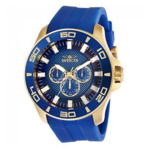 Relgio Invicta masculino profissional 50mm azul, resistente e elegante.