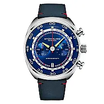 Relógio Masculino Stuhrling Roadster Quartzo 44mm com Cronográfo, Azul