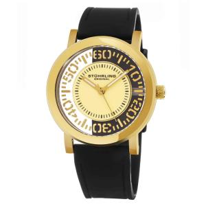 Relógio Masculino Stuhrling Winchester 830 Quartzo 42mm, Dourado