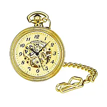 Relógio de Bolso Masculino Stuhrling Provost 980 de Corda Manual, Dourado