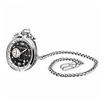 Relógio de Bolso Masculino Stuhrling Torero 48mm Quartz Cronógrafo Prateado Luxo