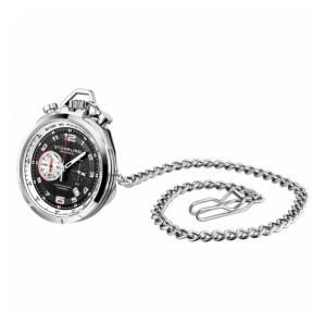Relógio de Bolso Masculino Stuhrling Torero 990 Quartzo 48mm com Cronógrafo, Prata