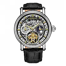 Relógio Masculino Stuhrling 4000.2 Automático 43mm, Preto