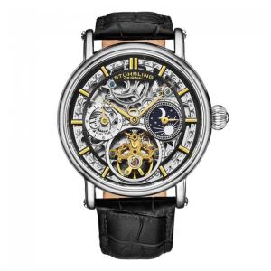 Relógio Masculino Stuhrling 4000.2 Automático 43mm, Preto