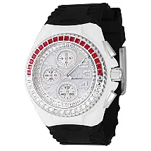 Relgio feminino TechnoMarine Cruise JellyFish com mostrador em madreprola - 40 mm. Preto TM-121202