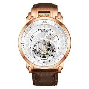 Relógio Masculino Stuhrling Savoy 942 Automático 44mm, Marrom