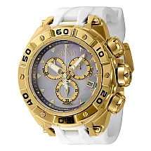 Relgio masculino reserva Ripsaw Swiss ETA G10.212 calibre com mostrador madreprola - 52,7 mm. Branco 45302