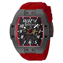 Relgio Automtico Masculino Invicta com Pulseira JM Vermelha - 47 mm - Modelo 44402