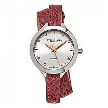 Relógio Feminino Stuhrling Vogue 624 Quartzo 38mm, Vermelho