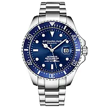 Relógio Masculino Stuhrling Regata 792 Automático 42mm, Azul