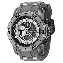 Relógio Masculino Star Wars Mandalorian, Invicta 41602, Cinza e Prata