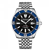 Relógio Masculino Stuhrling Radiance 1006 Automático 43mm, Azul