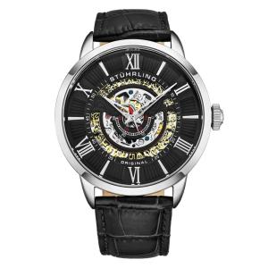 Relógio Masculino Stuhrling Delphi 696 Automático 44mm, Preto