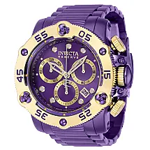 Relgio masculino com hlice reserva Swiss Ronda Z60 calibre - 52,5 mm. Roxo ZG-38702