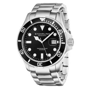 Relógio Masculino Stuhrling Regatta Espora 417 Quartzo 44mm, Prata