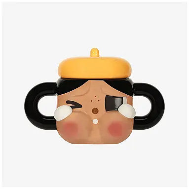 Caneca de Cerâmica Marrom da
