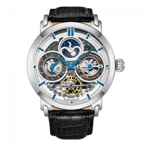 Relógio Masculino Stuhrling Luciano 371A Automático 46mm, Azul