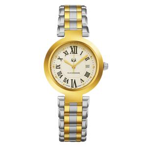 Relgio Masculino Niki A203B02 com Pulseira em Couro e Mostrador em Preto e Prata Stuhrling