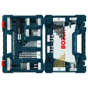 Kit de Brocas 91 Peças com Estojo, BOSCH MS4091, Verde escuro